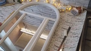DIY. ФИКС ПРАЙС ПЕРЕДЕЛКА.МАСТЕР КЛАСС "НОВОГОДНЕЕ ФАЛЬШ ОКНО". ОЧЕНЬ ПРОСТО,FIX PRICE НАМ В ПОМОЩЬ