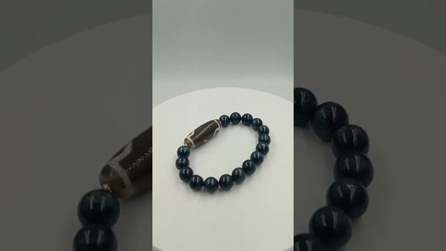 Руи бусина Дзи (браслет синий соколиный глаз) смотреть онлайн