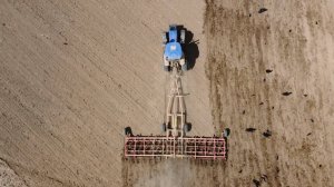 Культивация КПД-10 Витязь (БДТ-АГРО) с Трактором Lovol 2004