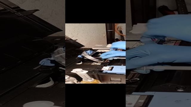 как откачать чернила перед отправкой смотреть онлайн