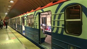 81-717.5/714.5М и 81-717.5/714.5М Перекраска Московский транспорт На станции Римская