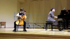 Infused performance of mazurka. Cello.