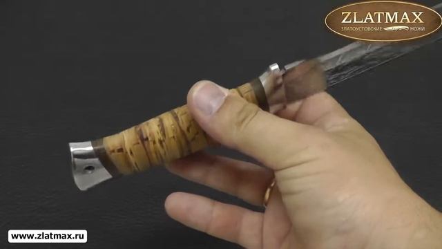 Нож НС-12 (ЭИ-107, Наборная береста, дюраль) - Златоустовские ножи (zlatmax.ru) смотреть онлайн