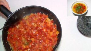 Лёгкий овощной суп с болгарским перцем