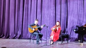 6 Козлов Пьеса в стиле фламенко Калинина Елизавета домра, Лукьянчук Дмитрий гитара