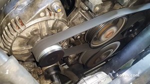 Как устранить писк ремня генератора на Opel Frontera B 2.2d X22DTH