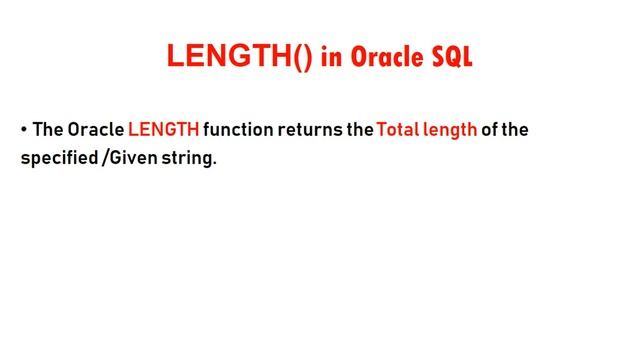 Oracle Character Manipulation | REVERSE | LENGTH Functions | Oracle Tutorial for Beginners смотреть онлайн