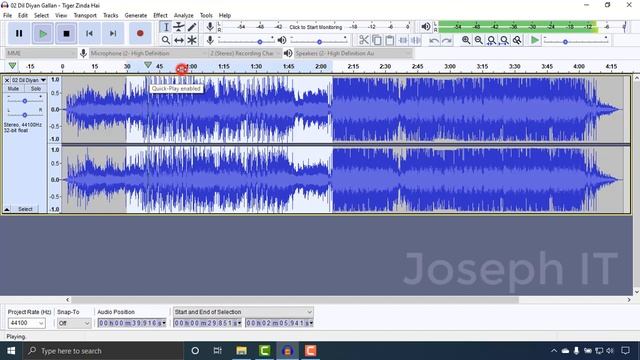 How to Remove Vocals from a song and Make Karaoke in Audacity смотреть онлайн