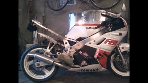 YAMAHA FZR 400 стайлинг хвоста, тюнинг, изменение внешности поэтапно