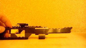 Лего самоделки:мини винтовка винторез и автомат вал