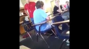 Student Gets SLAMMED in the Face with a Desk!