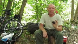 Электроэнергия в фото видео велопоходе с прицепом