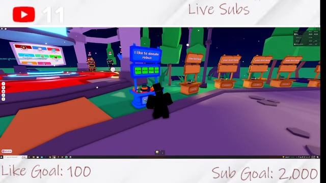 FREE ROBUX GIVEAWAY! LETS GET 100k Donated! Pls Donate Roblox #freerobux смотреть онлайн