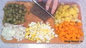 Салат "Столичный" с говядиной: классика советской кулинарии