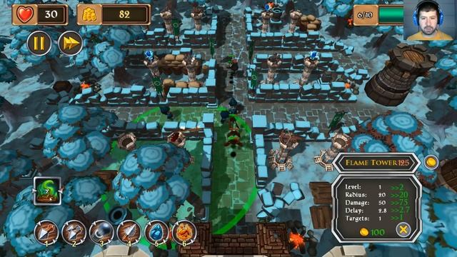 King's Guard TD - Campaña 1 - Nivel 10 смотреть онлайн