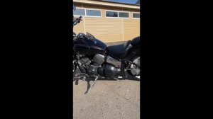 Мотоцикл Yamaha XVS 650 Drag Star выхлоп Vance & Hines