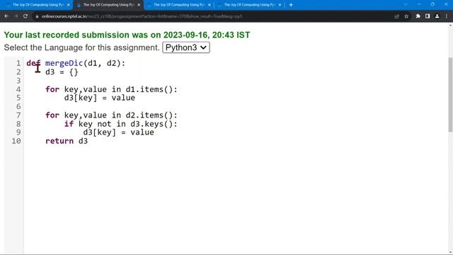 NPTEL The Joy of Computing using Python Week9 All Programming Assignment Solutions 2023