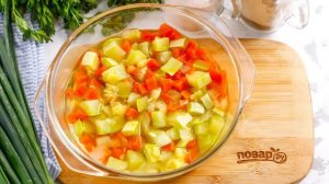Кабачковая икра в микроволновке