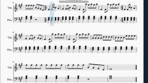 " Coffin Dance Meme " Violin Sheet Music Free Notes Score Astronomia