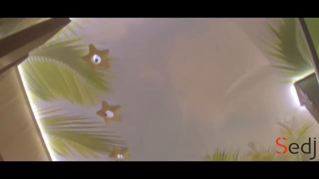 Натяжной потолок в ванной: фотопечать со светодиодной подсветкой от "Sedj" смотреть онлайн