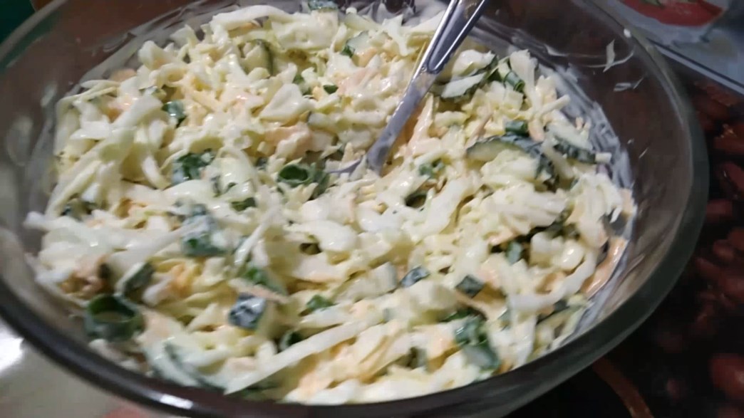 Салат за 5 минут! Рецепт вкусного салата из доступных продуктов!