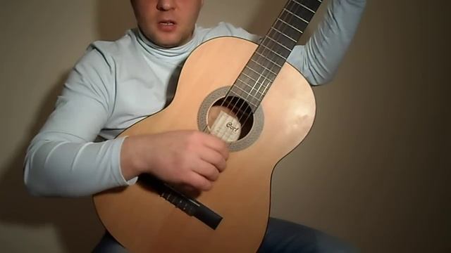 Простой испанский бой на гитаре.Очень лёкгий.Урок смотреть онлайн