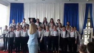 Хор "Камертон" МБУДО "ДМШ" Правобережного района РСО_Алания "В погоню за мечтой"  муз. В.Ходоша