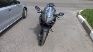 Третий - успешный запуск двигателя мотоцикла Honda СBR1000RA Fireblade ABS (Black, 2019)