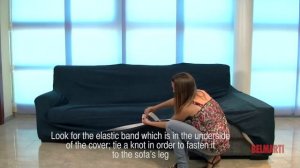 Как одеть чехол на угловой диван