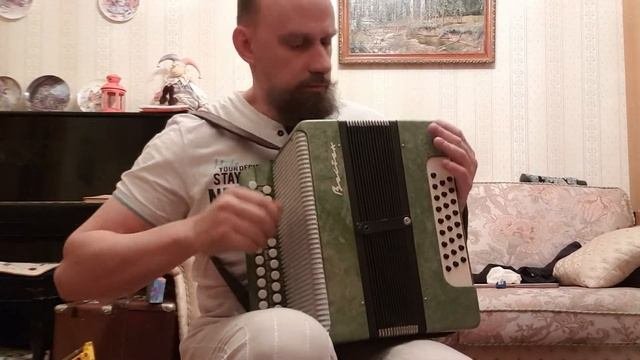 гармонь Восток. Регистровая. Тональность Соль. Практически новая. Демонстрация.