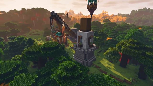 Let's Build a Minecraft Fantasy Base [Minecraft Timelapse] смотреть онлайн