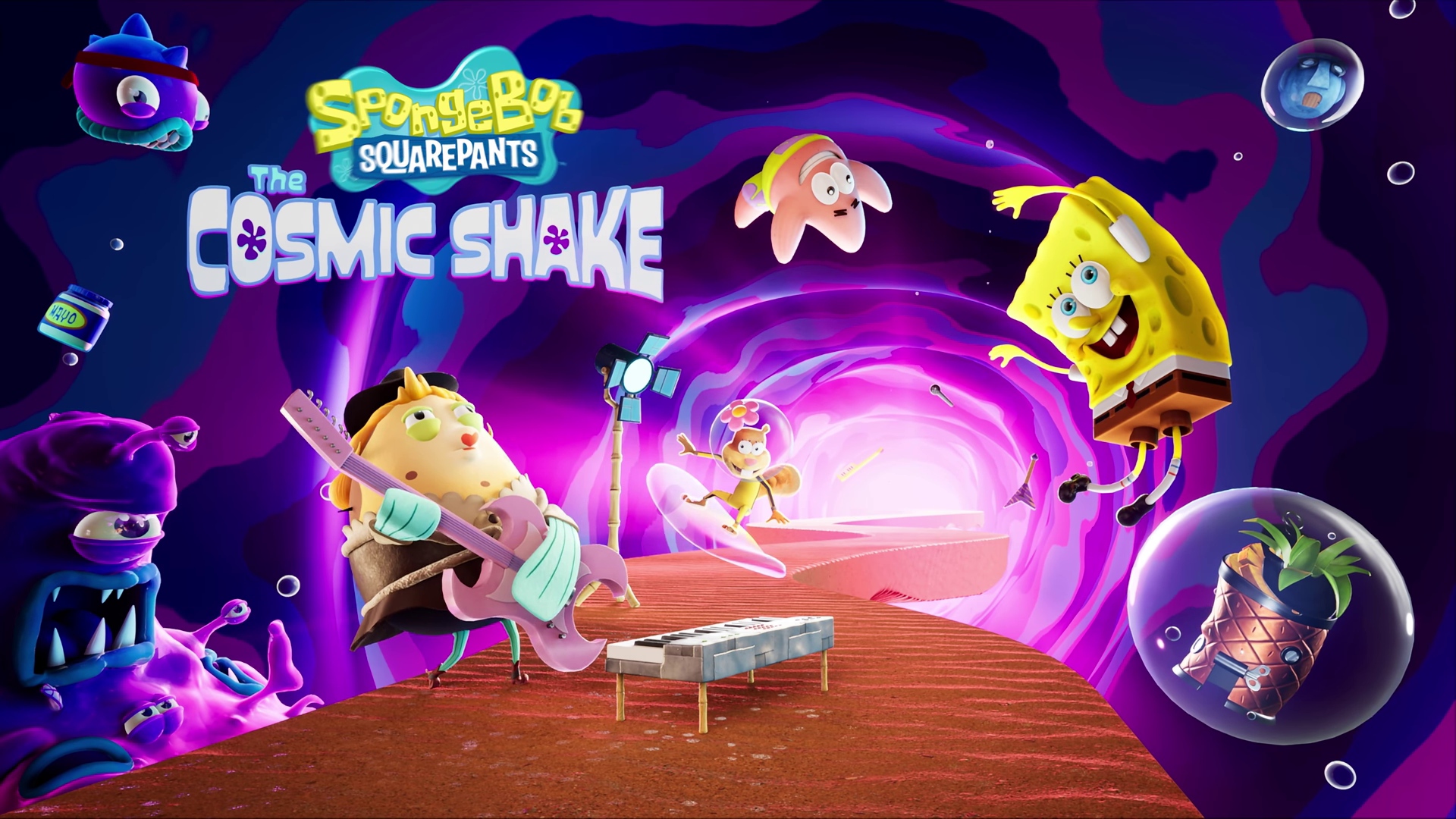 Губка боб the cosmic shake. Губка Боб квадратные штаны. Spongebob Squarepants: the Cosmic Shake. Spongebob Squarepants: the Cosmic Shake – Announcement Trailer. Spongebob Squarepants: the Cosmic Shake ps4.