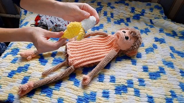 Оригинальный подарок ребёнку Пижамница обезьянка