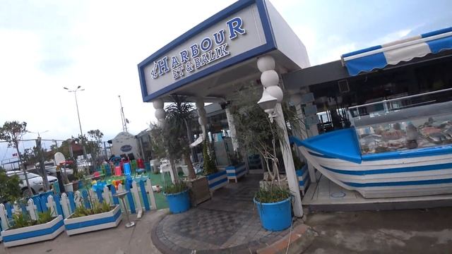 ?? ALANYA Идем к Красной Башне Чем кормят в Harbour Алания 2021