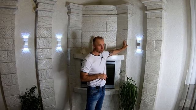 Камин у себя дома Своими руками!  На дровах или Фальш камин! Камин в интерьере гостиной!