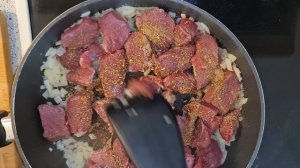 ?МЯСО ОЛЕНИНА С ГРИБАМИ ??