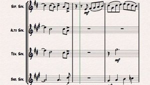 Autumn Leaves - Jazz Classic - Les feuilles mortes - Saxophone Quartet