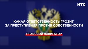 Какая ответственность грозит за преступления против собственности