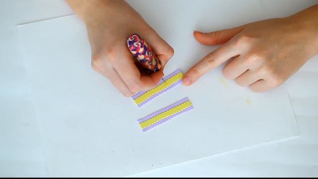 Кружевные серьги "Бантики" из FIMO смотреть онлайн