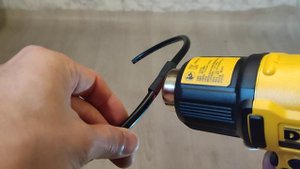 DeWalt dce530n 열수축튜브 테스트. heat shrink tube testing. 열풍기