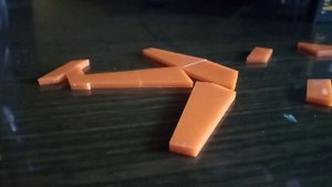 Собираю самолёт iq puzzle для развития мозга.