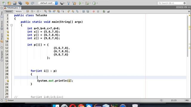 6.11 Enhanced for Loop with 2D Array