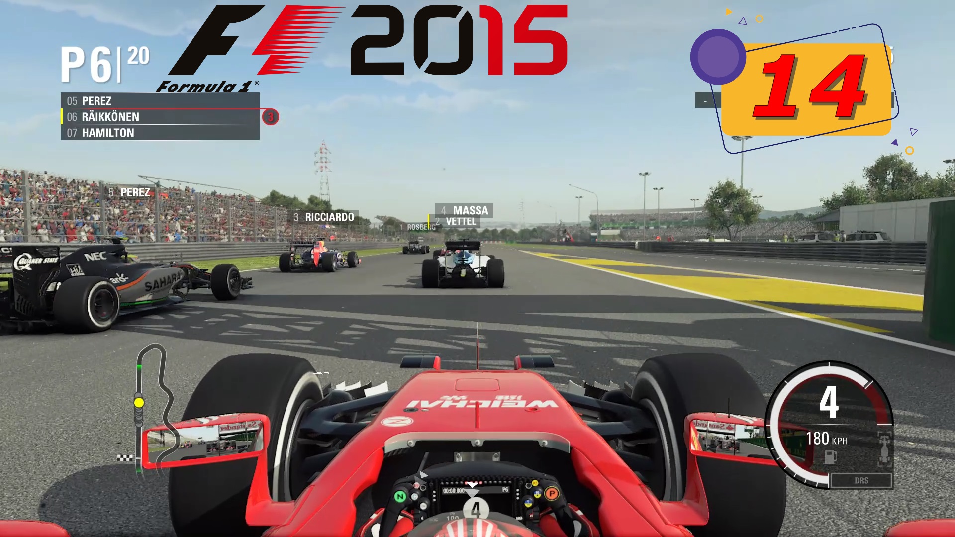 Scuderia Ferrari - #14 Japanese GP | F1 2015 | Logitech G29