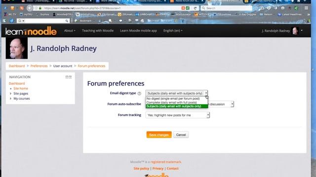 Changing Forum Preferences in Moodle смотреть онлайн