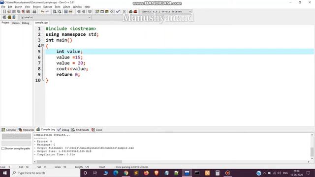 NEW LINE IN CPP