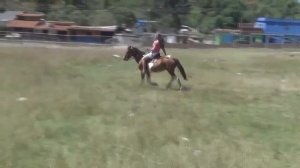 Girl In High Heels Riding Horse - #RidingLovers