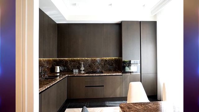 Эти идеи помогут Вам в выборе черной кухни. Современный дизайн кухни 2022. Ремонт кухни смотреть онлайн