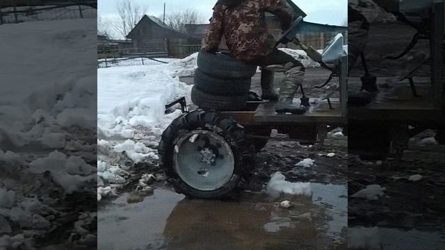 самодельный трактор