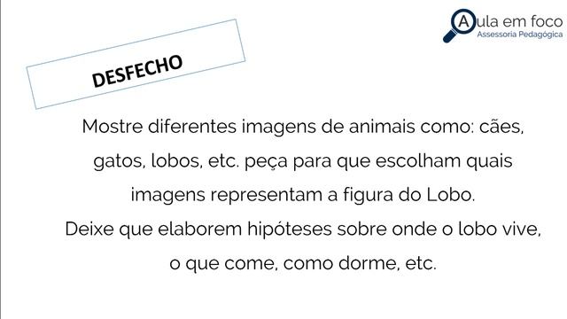 Sugestão de aula para Educação Infantil - Textos literários - BNCC
