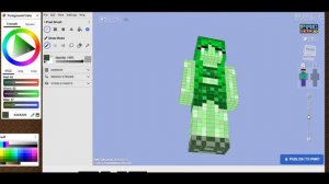 I Made a Kawaii Creeper Girl Minecraft Skin | Halloween Skin Costume Idea for Minecraft